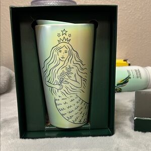 50TH ANNIVERSARY 
Starbucks Pearl White Mermaid Tumbler